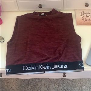 Calvin Klein crop top